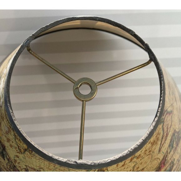 COPY - NAUTICAL MAP LAMP SHADE WORLD MAP  COOLIE LAMP SHADE HISTORICAL LIBRARY - Picture 8 of 9